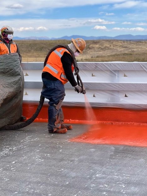us-285-south-platte-spray-applied-membrane Spray-applied bridge deck waterproofing on US 285 over the South Platte River (2 of 2)